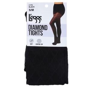 🆕 L'eggs Sheer Black Diamond Tights